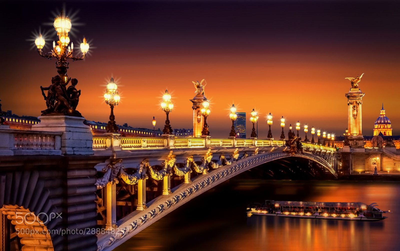 Мост Александра Невского в Париже