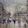 Художник Antoine Blanchard (1910 — 1988). Очарование старого Парижа