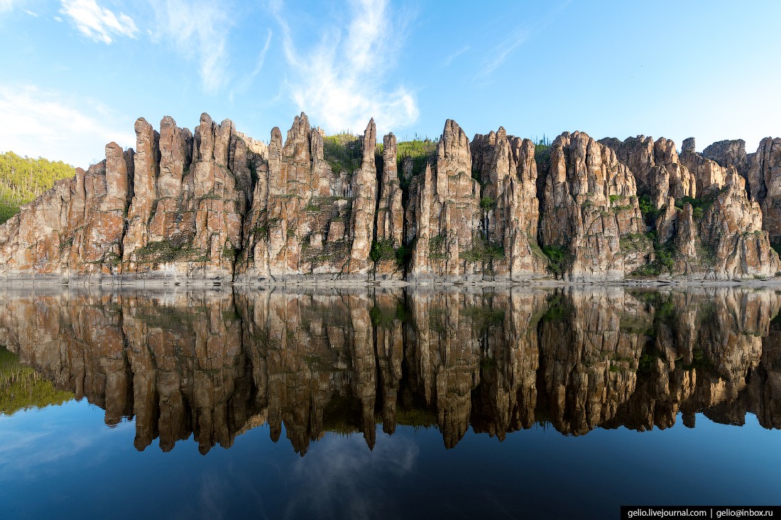 Ленские столбы — каменный лес Якутии (45 фото)