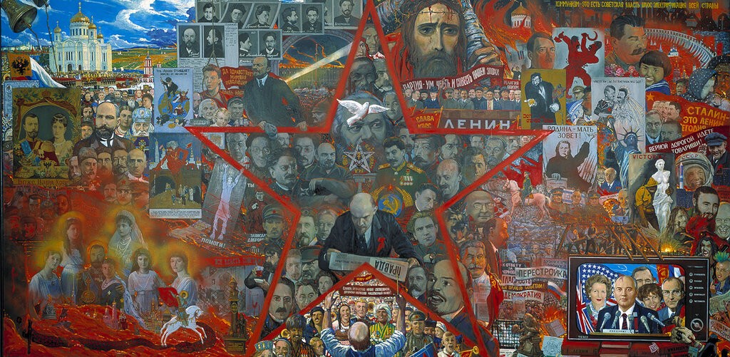 Гигантские картины Ильи Глазунова