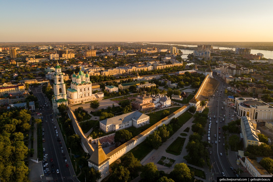 Астрахань с высоты — каспийские ворота России (48 фото)
