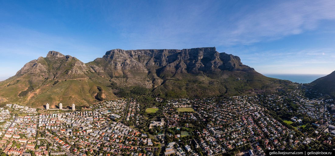 Кейптаун с высоты — самый красивый город Африки (42 фото)
