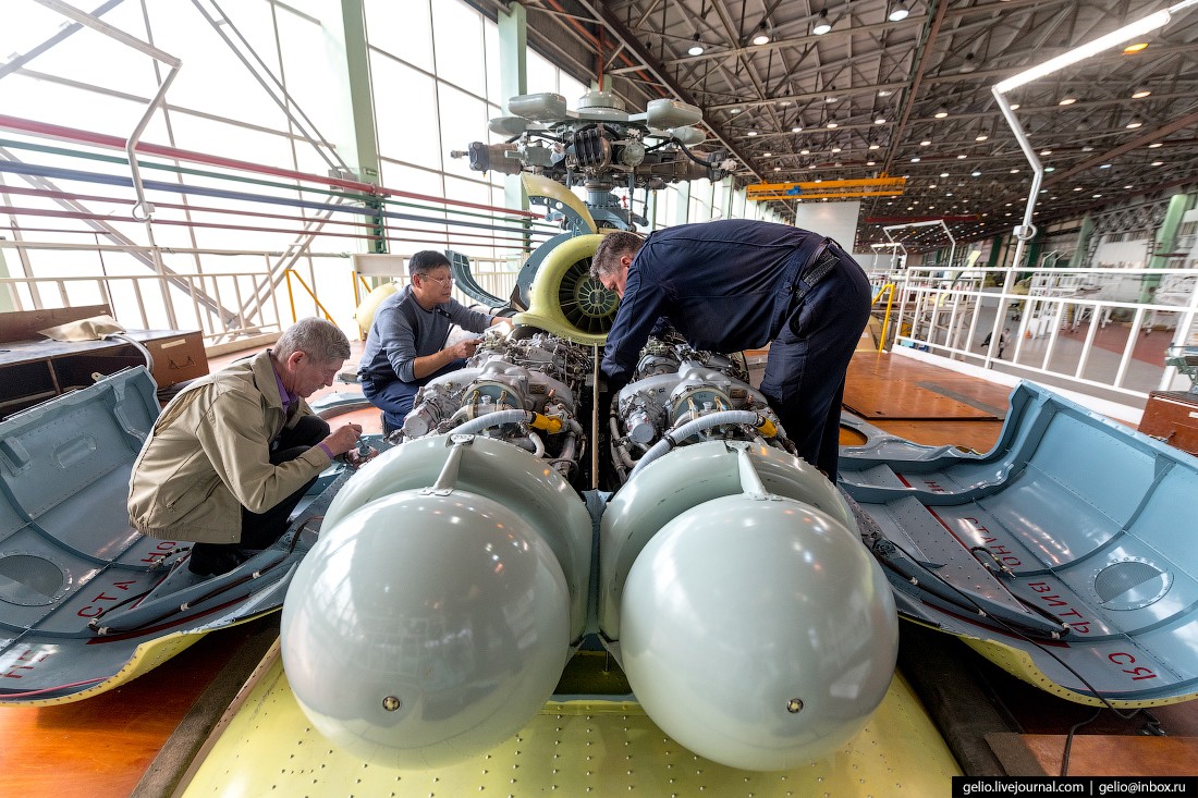 Производство вертолётов на Улан-Удэнском авиационном заводе (42 фото)