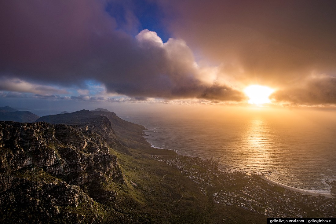 Кейптаун с высоты — самый красивый город Африки (42 фото)