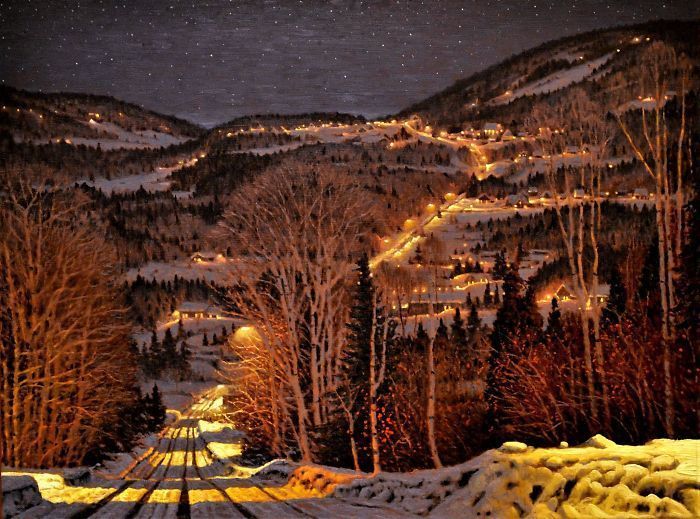 22 поразительных пейзажа канадского художника, которые выглядят точно как фотографии