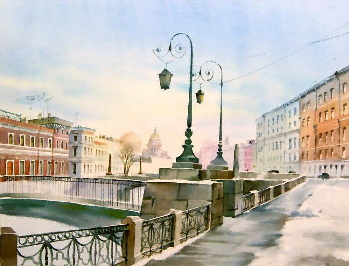 Петербург глазами художника Ольги Литвиненко