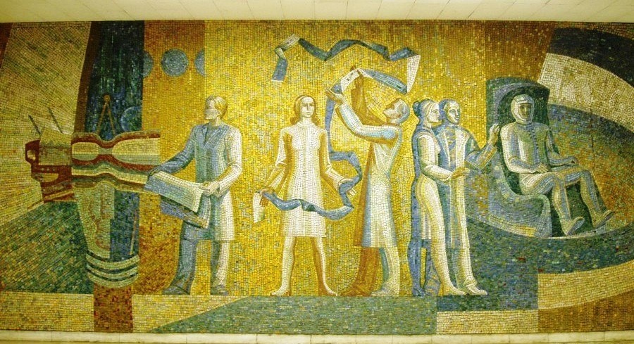 Советский реализм в искусстве мозаики