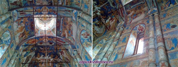 Внутри церкви Воскресения Ростовского Кремля