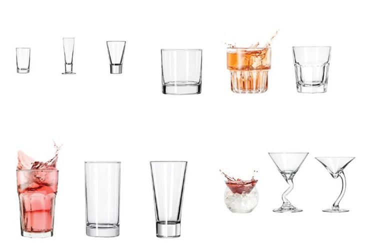 Классификация стекла в современном баре выпивка, интересное, история, лафитники, посуда, рюмки, стаканы, факты
