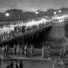 Как освещали первый в мире электрифицированный мост