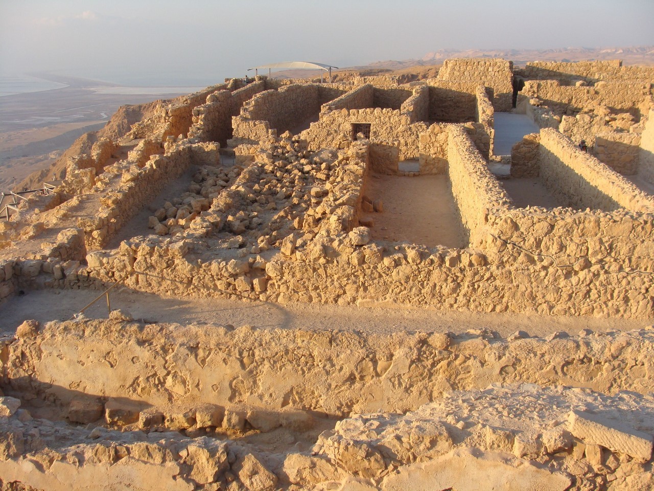 Крепость Масада - последний рубеж обороны евреев