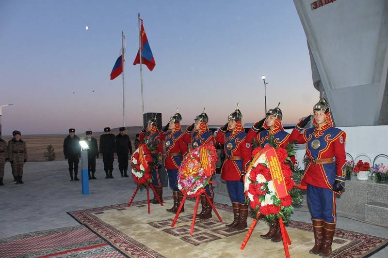 Мемориальный комплекс "Слава русскому солдату" открытый в Монголии