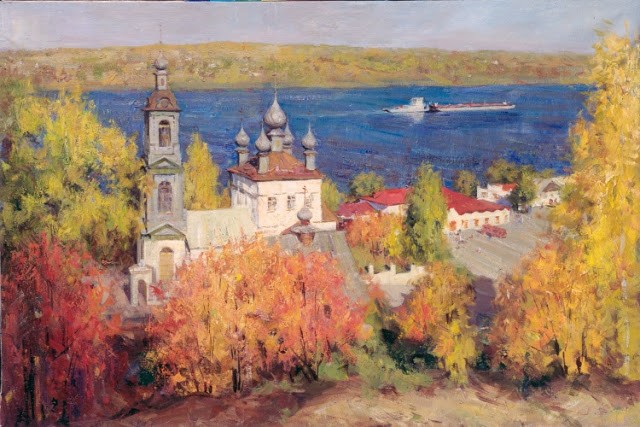 Landscape painting,contemporary Russian artist,oil painting (16)