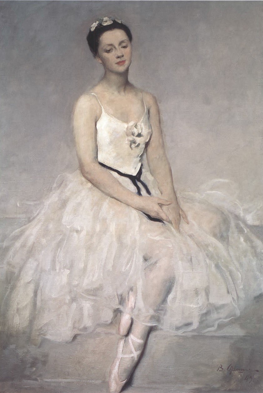 ВИКТОР ОРЕШНИКОВ. Портрет балерины А.Я. Шелест. 1947