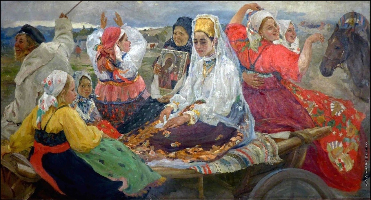 Свадебный поезд, 1913, Бучкури Александр Алексеевич
