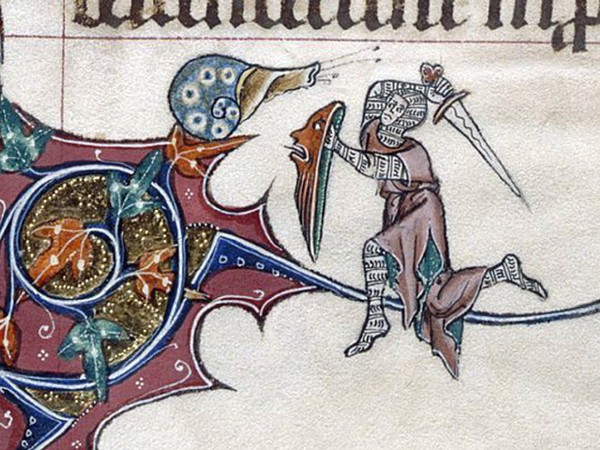 Почему на средневековых рисунках рыцари сражаются с улитками