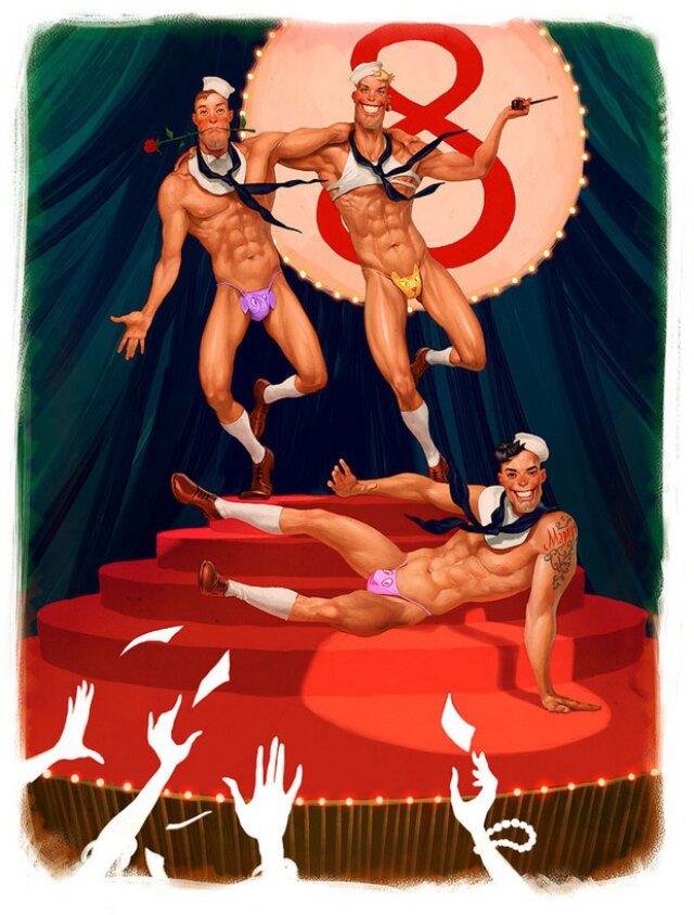 Недетские иллюстрации Вальдемара Казака. Немного сказок, ретро, сатиры и убойного юмора. (18+)