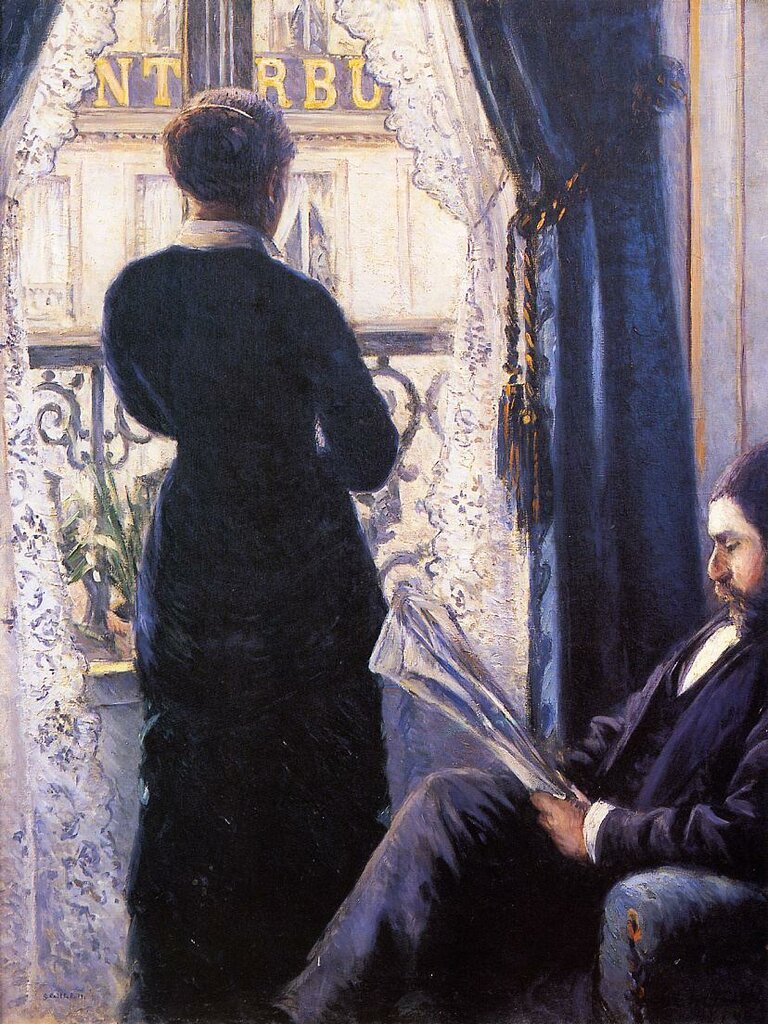Interior (also known as View across the Balcony)  -  1880 - Musee d'Orsay - Painting - oil on canvas.jpg