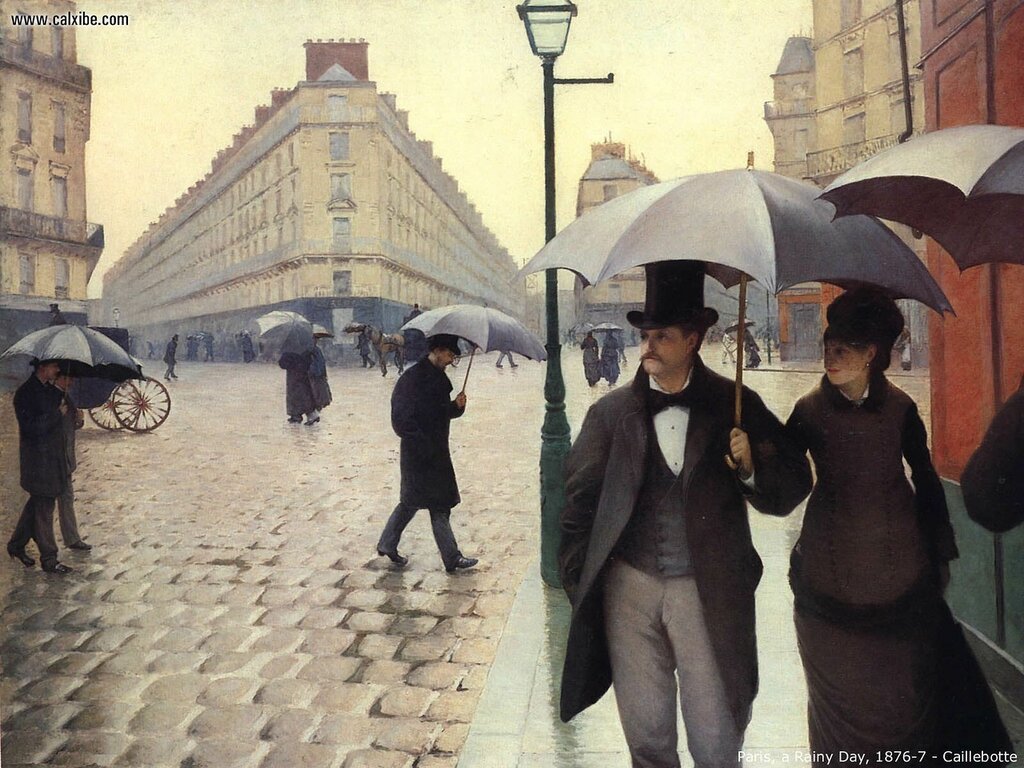 Paris street, Rainy Day - 1877 - Art Institute of Chicago - Painting - oil on canvas.jpg