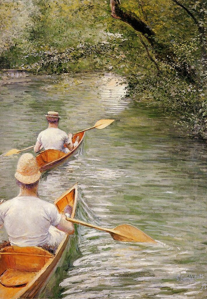 Perissoires (also known as The Canoes)  -  1878 - Musee des Beaux-Arts de Rennes - Painting - oil on canvas.jpg
