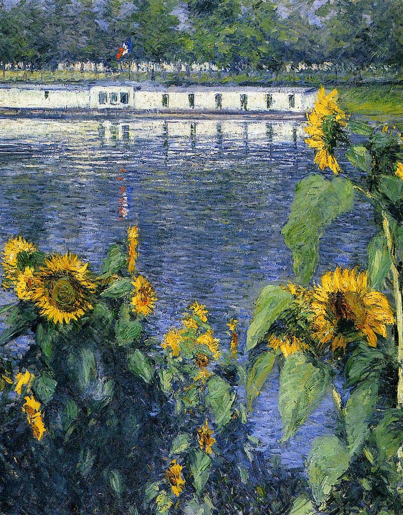 Sunflowers on the Banks of the Seine  -  1886 - Private collection - Painting - oil on canvas.jpg