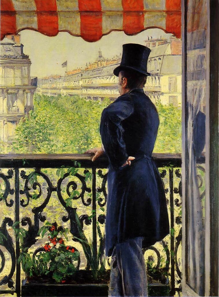 The Man on the Balcony  - 1880 - Private collection -  Painting - oil on canvas.jpg
