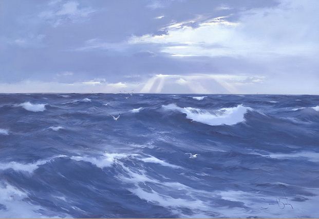 ХУДОЖНИКИ-МАРИНИСТЫ: BRERETON JAMES. Картины маслом море (35 работ)