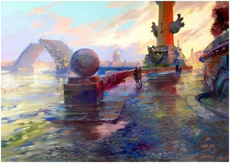 Санкт -Петербург на картинах художницы Бэгги Боем