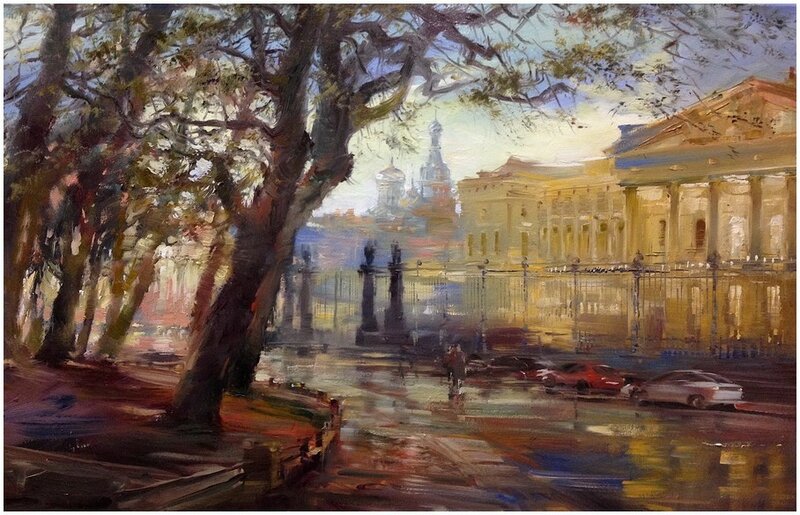 Санкт -Петербург на картинах художницы Бэгги Боем