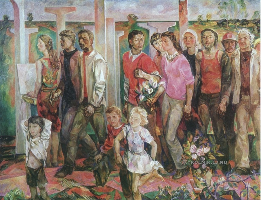 Федоров Ревель Федорович (Россия, 1929) «Ритмы стройки» 1979