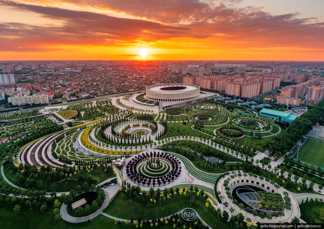 Парк Галицкого в Краснодаре — пожалуй, лучший парк России (34 фото)