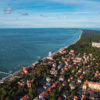 Зеленоградск — город-курорт на берегу Балтийского моря с высоты (18 фото)