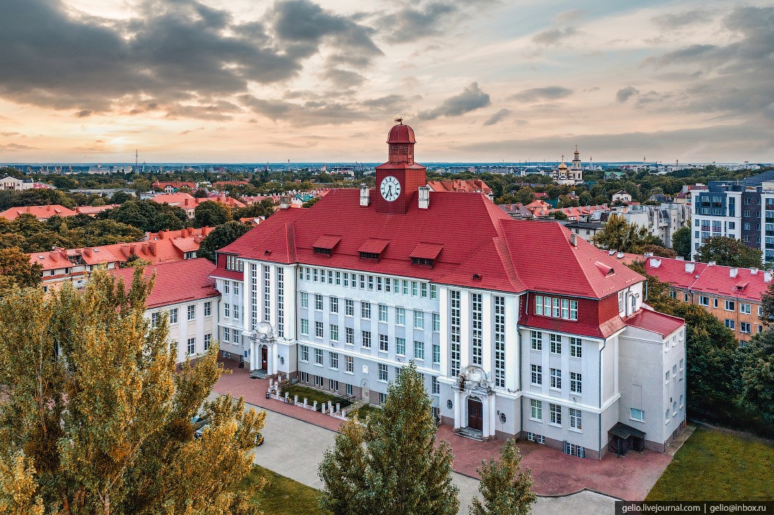 калининград, калининград с высоты, Балтийский федеральный университет