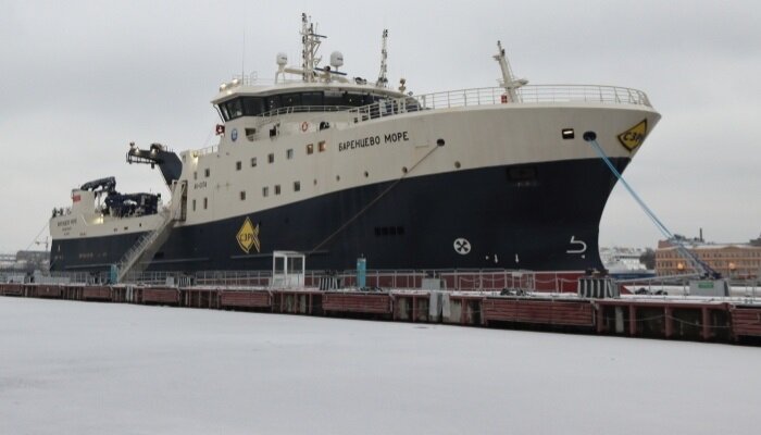 Траулер "Норвежское море" , построенный в России, стал одним из лучших в мире