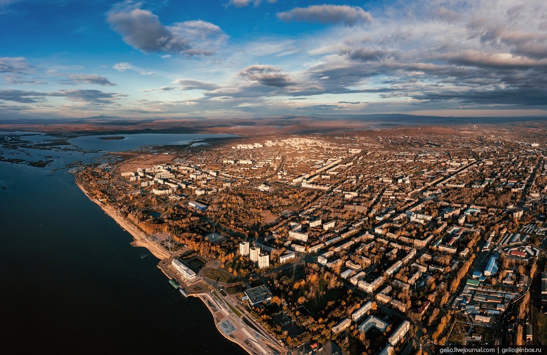 Комсомольск-на-Амуре с высоты – промышленная столица Дальнего Востока (22 фото)