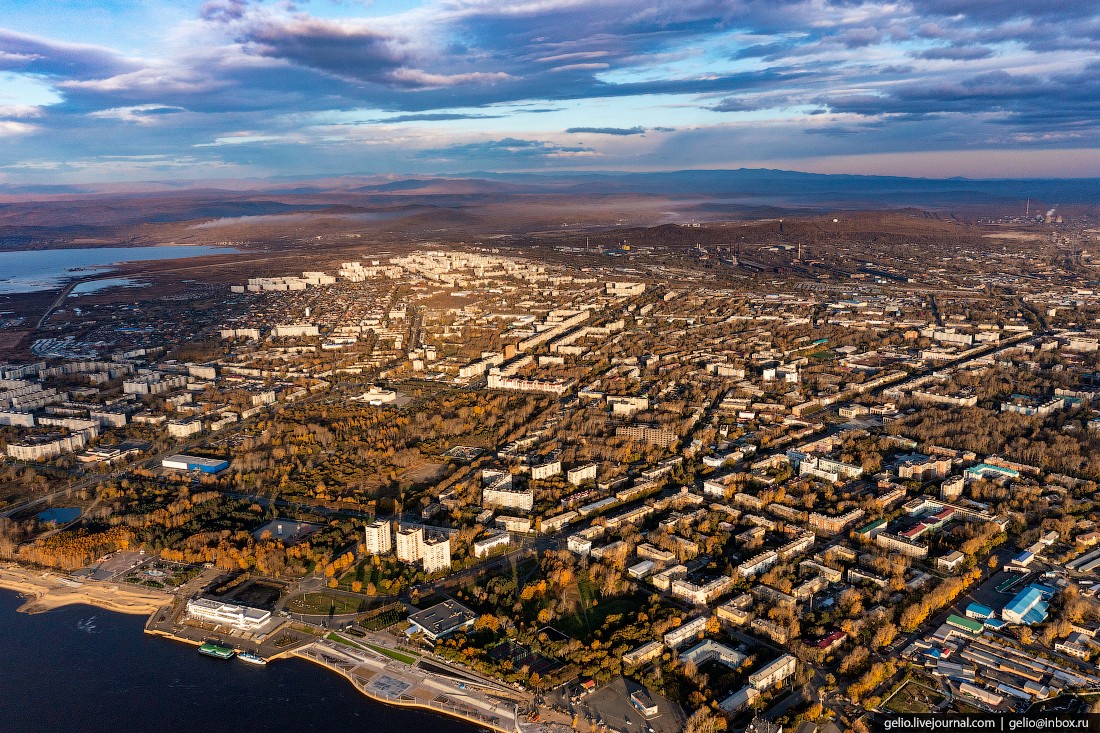 Комсомольск-на-Амуре с высоты, комса, панорама, вид города