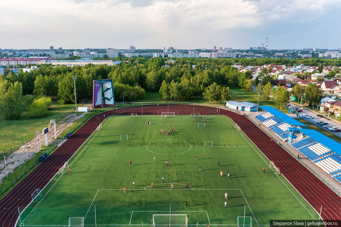 Барнаул с высоты, Стадион Лабиринт
