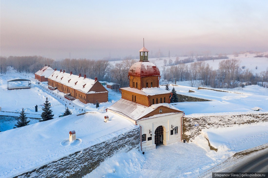 Новокузнецк, зима, крепость