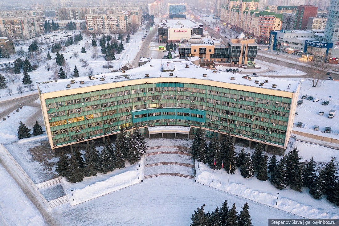 Новокузнецк, зима, администрация