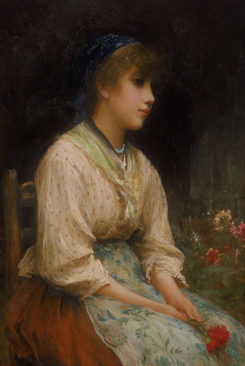 «Венецианская цветочница», 1877, холст, масло