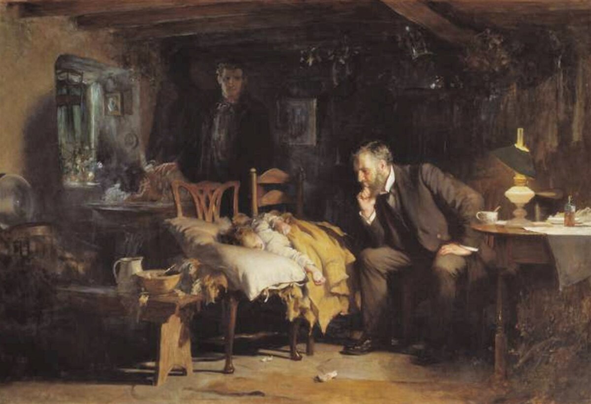 «Доктор», 1891, холст, масло
