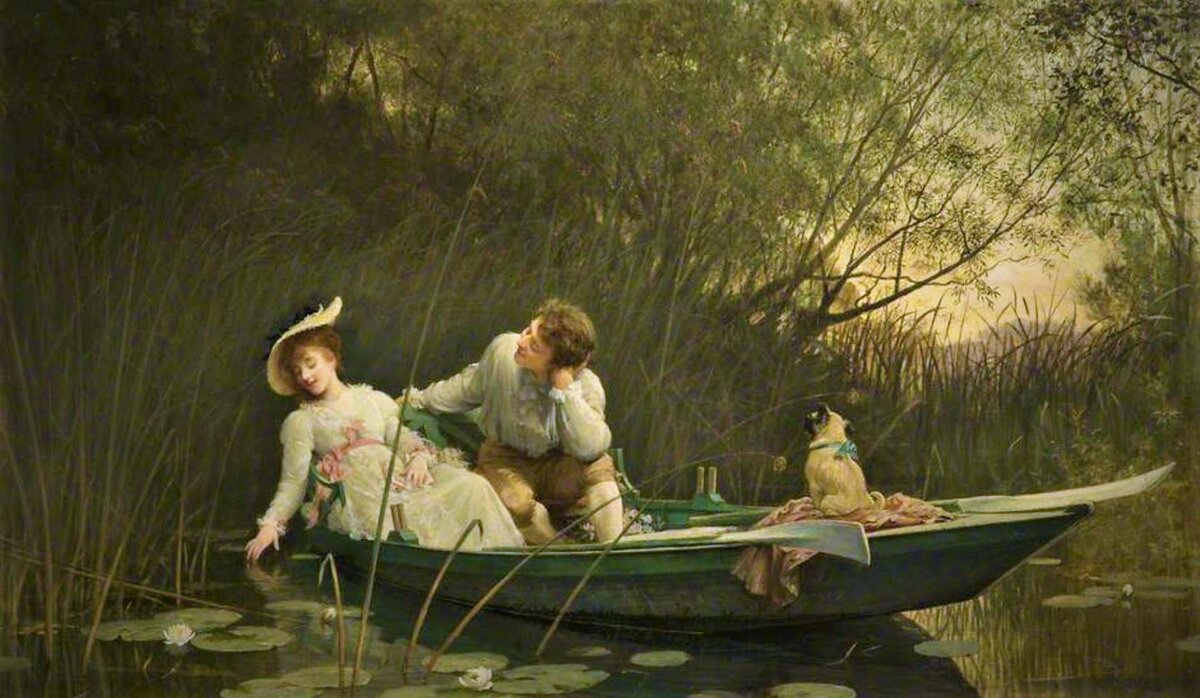 «Наивность»,1873, холст,масло