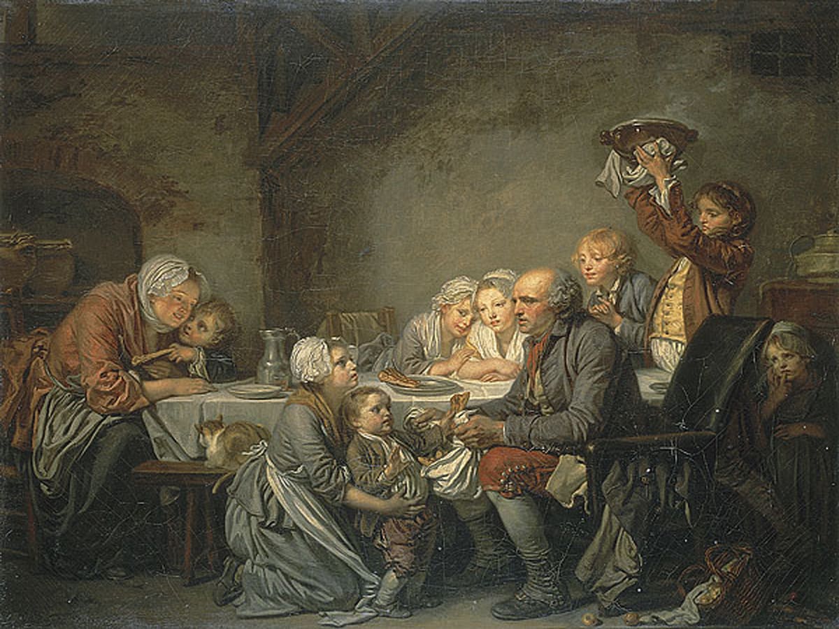 художник Жан-Батист Грёз (Jean-Baptiste Greuze) картины - 12