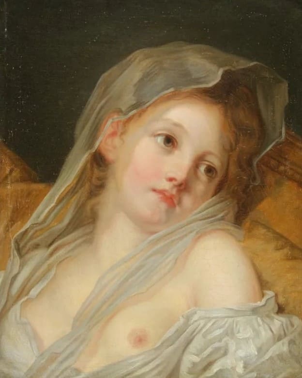 художник Жан-Батист Грёз (Jean-Baptiste Greuze) картины - 30
