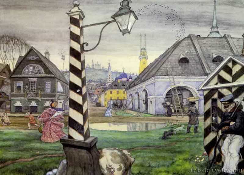 Художник Мстислав Добужинский (1875 — 1957) Мастер городского пейзажа