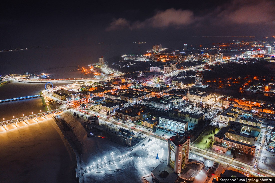 Зимние Чебоксары – столица Чувашии (35 фото)