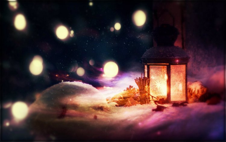 Волшебная зимняя ночь