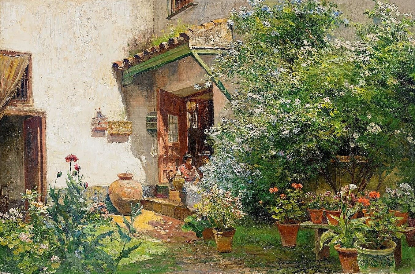 Художник Manuel Garcia y Rodriguez (1863-1925). Живописец из Севильи