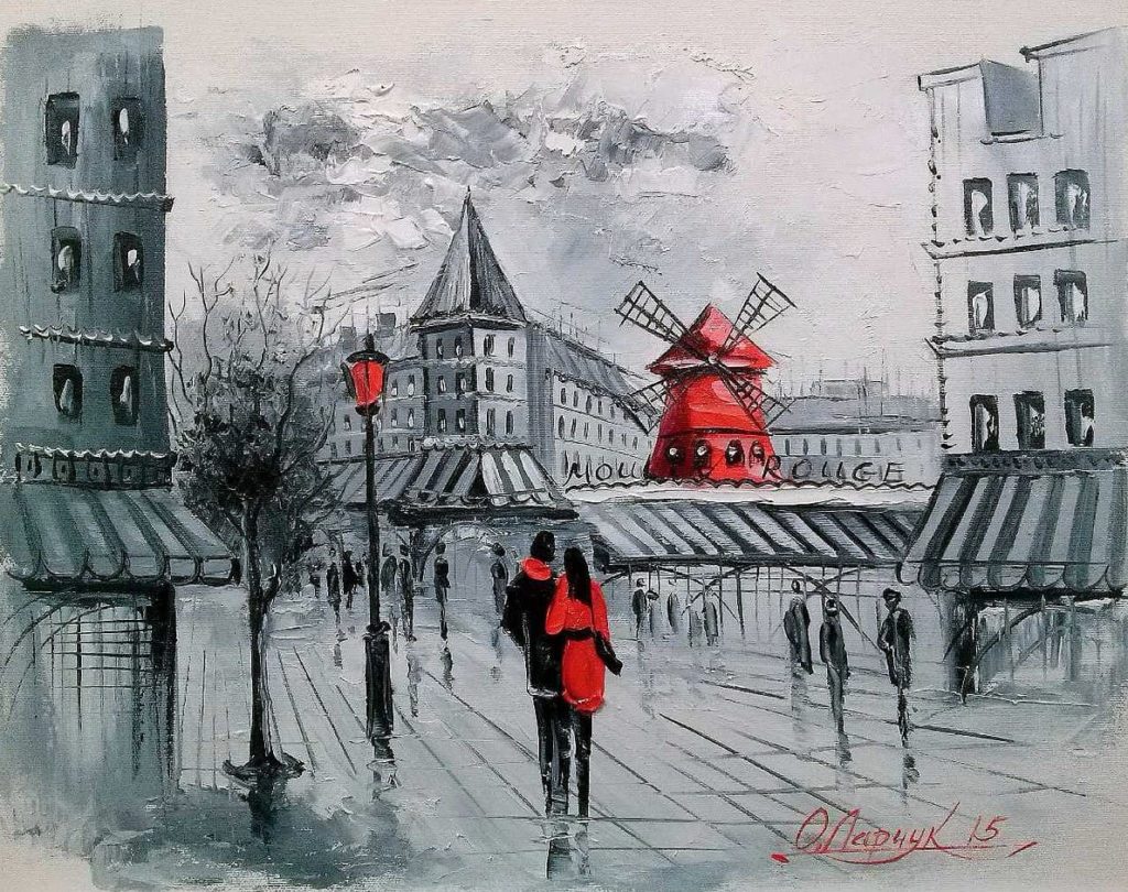 Ольга Дарчук картины Париж