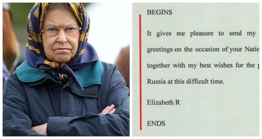 "Иди воевать. Время вышло". Что зашифровала королева в поздравительной телеграмме Путину в 2020 году